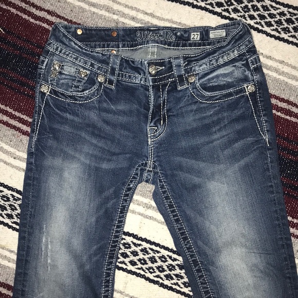 Miss Me Denim - Miss Me Angel Winged Skinny Jeans